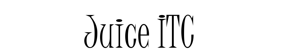 Juice ITC Font Download Free
